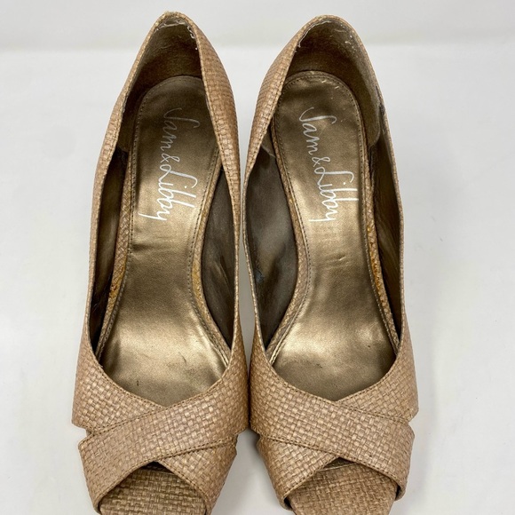Women’s Elegant Peep-Toe Heels Size 10 - Picture 2 of 11